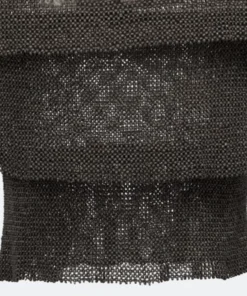 Made Goods New Arrivals Patricia Oval Chandelier Black Coco Beads And Silver