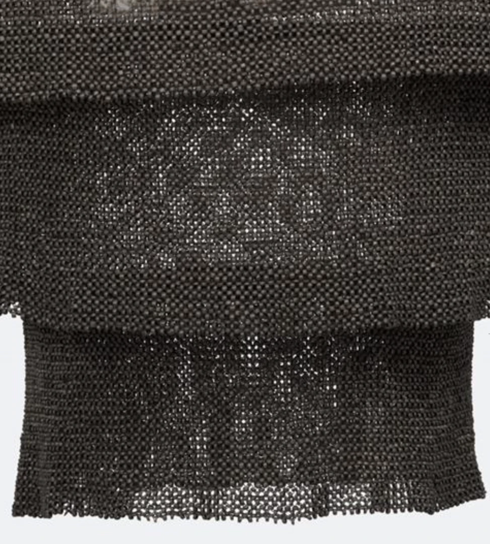 Made Goods New Arrivals Patricia Oval Chandelier Black Coco Beads And Silver 2 Made Goods New Arrivals Patricia Oval Chandelier Black Coco Beads And Silver