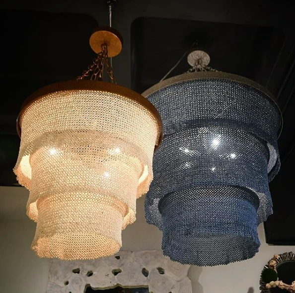 Made Goods New Arrivals Patricia Chandelier Natural Coco Beads And Gold Metal 7 Made Goods New Arrivals Patricia Chandelier Natural Coco Beads And Gold Metal