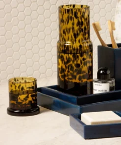 Pigeon And Poodle Faro Carafe Tortoise Shell