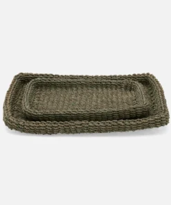 Pigeon And Poodle Chelston Tray Set Lava Slate New Arrivals