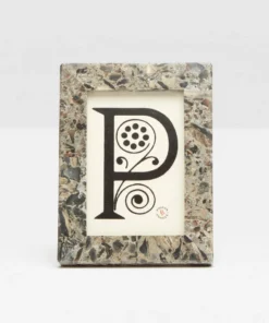 Pigeon And Poodle Corsica Frame Mixed Gray Marble