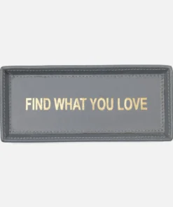 Pigeon And Poodle Decorah Tray Dark Gray Leather New Arrivals