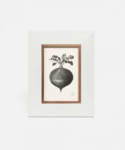 Pigeon And Poodle New Arrivals Oxford Frame Blanc Faux Shagreen