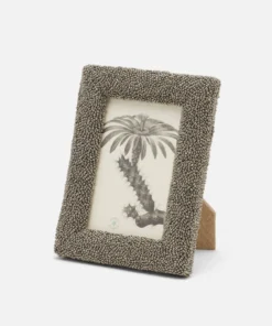 Pigeon And Poodle Tilbury Frame Gray Glass Beads