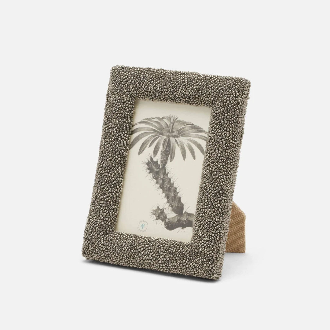 Pigeon And Poodle Tilbury Frame Gray Glass Beads 1 Pigeon And Poodle Tilbury Frame Gray Glass Beads