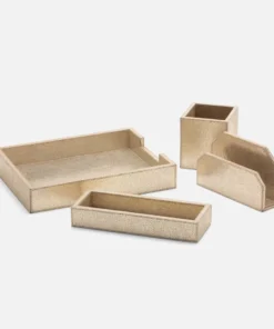 Pigeon And Poodle Viana Accessory Set Gold Foil Leather New Arrivals