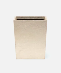 Pigeon And Poodle Viana Wastebasket Gold Foil Leather