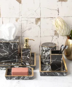 Pigeon And Poodle Rhodes Soap Dish Nero Marble And Brass Metal New Arrivals 9 Pigeon And Poodle Rhodes Soap Dish Nero Marble And Brass Metal New Arrivals