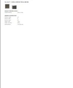 Palecek Kuba Acrylic Wall Decor New Arrivals