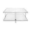 Worlds Away New Arrivals Maris Coffee Table Nickel