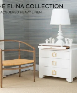 Bungalow 5 Elina 3 Drawer Side Table White 13 Bungalow 5 Elina 3 Drawer Side Table White