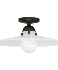 Robert Abbey Rico Espinet Arial Flushmount Bronze New Arrivals