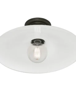 Robert Abbey Rico Espinet Arial Flushmount Bronze New Arrivals