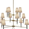Jonathan Adler Ventana Three Tier Chandelier Brass And Ebony New Arrivals