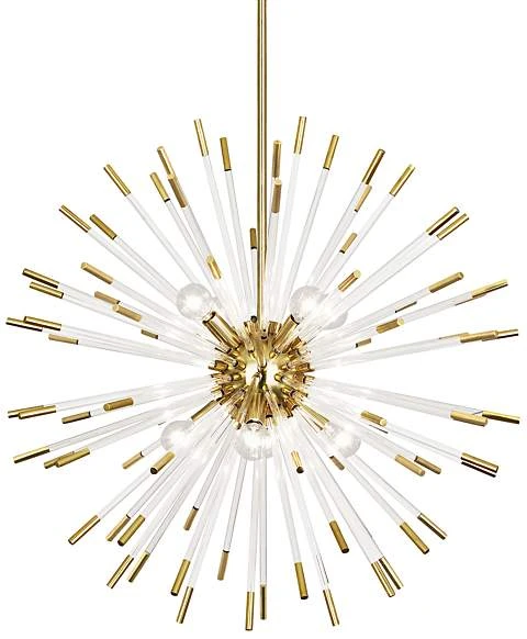 Robert Abbey New Arrivals Andromeda Large Chandelier In Brass 1 Robert Abbey New Arrivals Andromeda Large Chandelier In Brass
