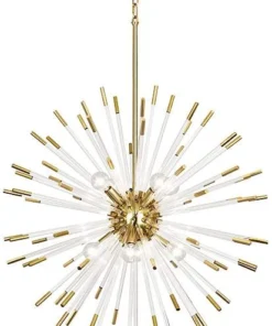 Robert Abbey New Arrivals Andromeda Large Chandelier In Brass 6 Robert Abbey New Arrivals Andromeda Large Chandelier In Brass