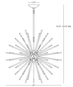 Robert Abbey New Arrivals Andromeda Large Chandelier In Polished Nickel 9 Robert Abbey New Arrivals Andromeda Large Chandelier In Polished Nickel