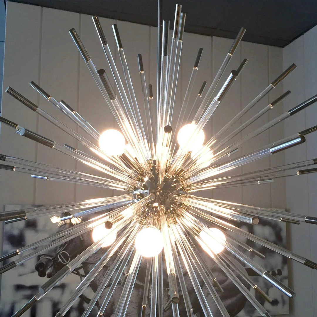 Robert Abbey New Arrivals Andromeda Large Chandelier In Polished Nickel 2 Robert Abbey New Arrivals Andromeda Large Chandelier In Polished Nickel