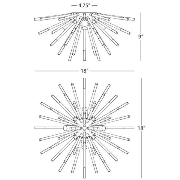 Robert Abbey New Arrivals Andromeda Wall Sconce In Brass 3 Robert Abbey New Arrivals Andromeda Wall Sconce In Brass