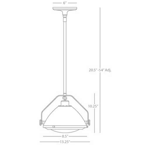 Robert Abbey New Arrivals Apollo Small Pendant Antique Brass 3 Robert Abbey New Arrivals Apollo Small Pendant Antique Brass