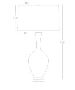 Robert Abbey Audrey Table Lamp Smoky Taupe New Arrivals