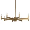 Robert Abbey New Arrivals Delany Round Chandelier Antique Brass