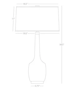 Robert Abbey Delilah Table Lamp Smoky Taupe New Arrivals