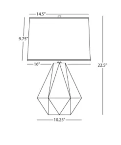 Robert Abbey New Arrivals Delta Table Lamp Lily White