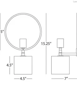 Robert Abbey Fineas Accent Lamp Aged Brass And Alabaster New Arrivals