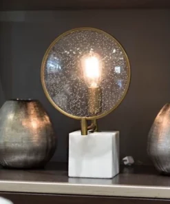 Robert Abbey Fineas Accent Lamp Aged Brass And Alabaster New Arrivals