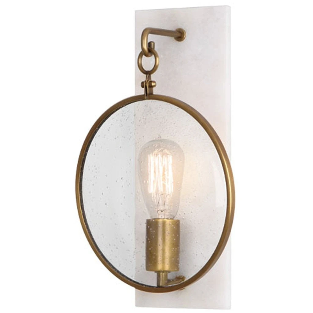 Robert Abbey Fineas Wall Sconce In Aged Brass And Alabaster New Arrivals 1 Robert Abbey Fineas Wall Sconce In Aged Brass And Alabaster New Arrivals