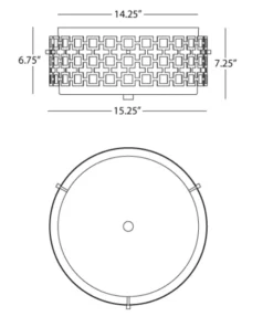 Jonathan Adler Parker Flush Mount Nickel New Arrivals