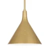 Robert Abbey Pierce Cone Pendant Modern Brass New Arrivals