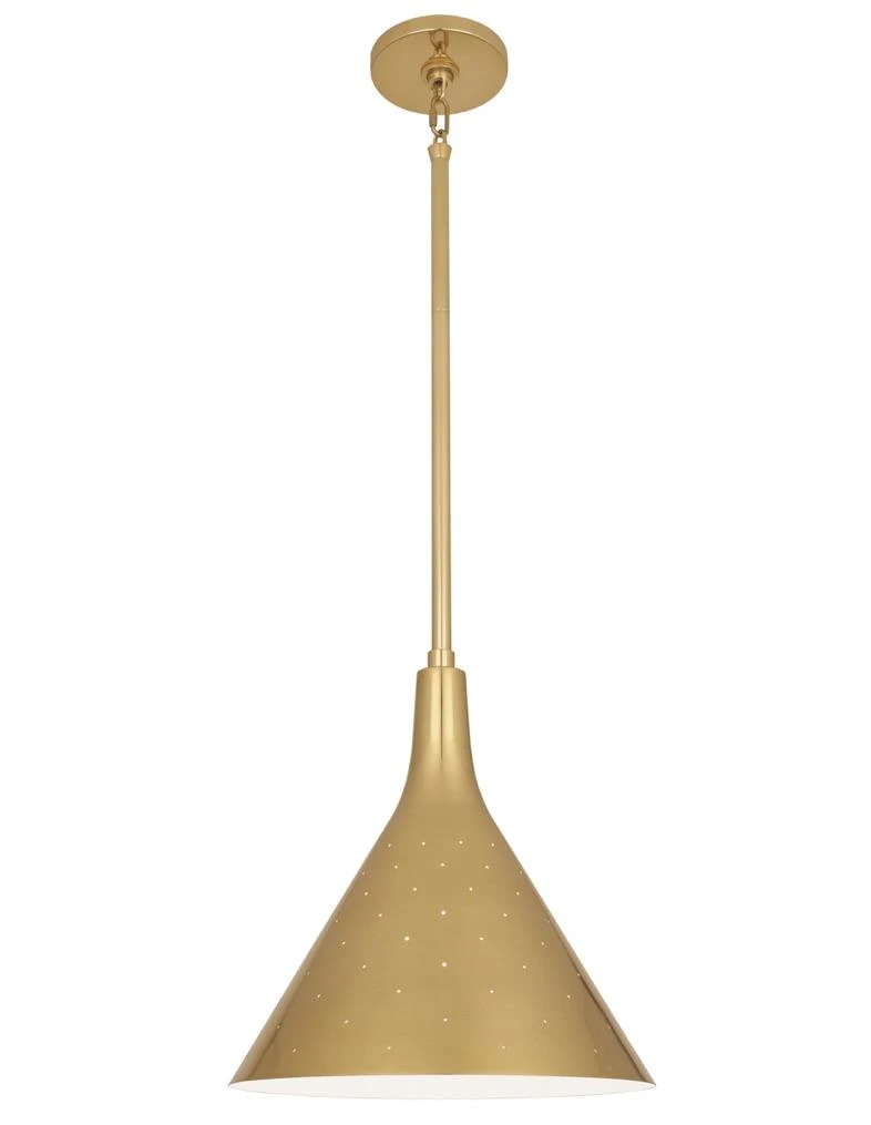 Robert Abbey Pierce Cone Pendant Modern Brass New Arrivals 2 Robert Abbey Pierce Cone Pendant Modern Brass New Arrivals