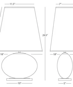 Robert Abbey Raquel Table Lamp With Tall Shade New Arrivals