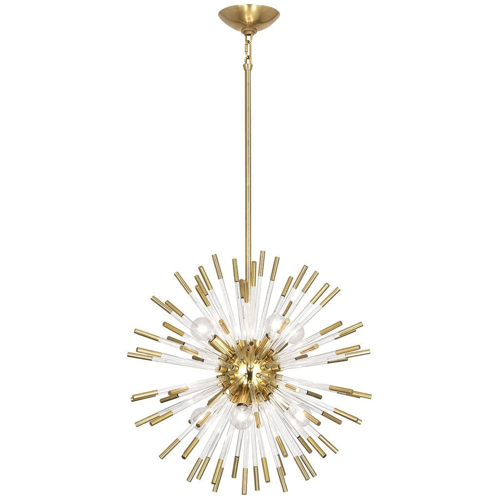 Robert Abbey Andromeda Small Chandelier In Brass New Arrivals 1 Robert Abbey Andromeda Small Chandelier In Brass New Arrivals