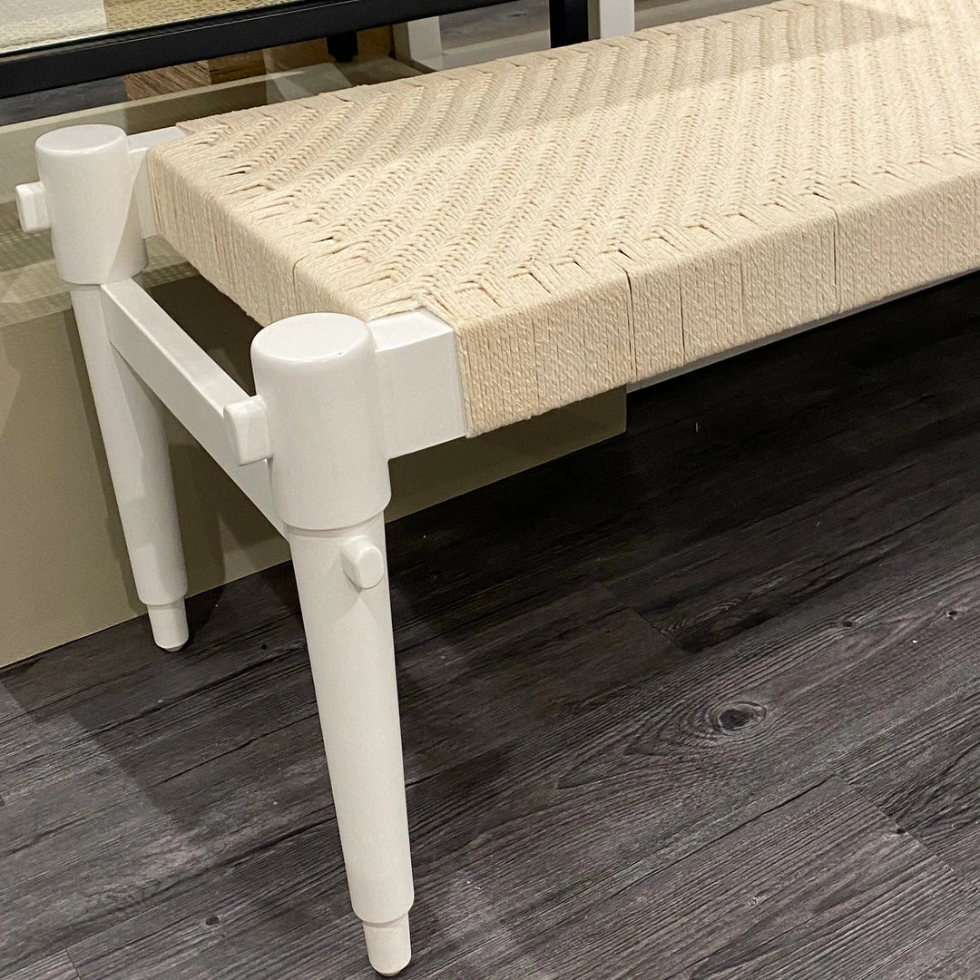 Bungalow 5 New Arrivals Rope Bench 4 Bungalow 5 New Arrivals Rope Bench