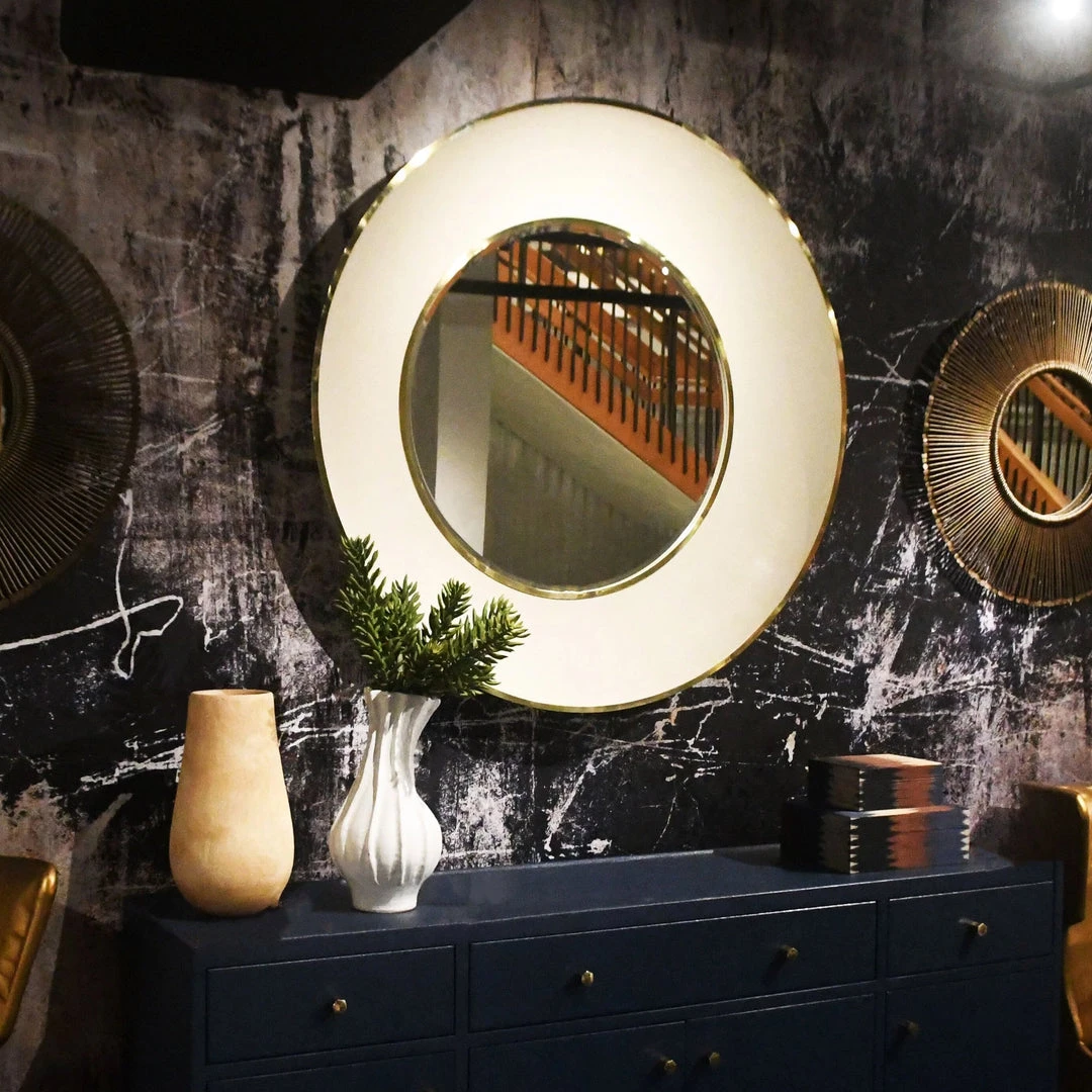 Made Goods Armond Mirror Snow And Brass 2 Made Goods Armond Mirror Snow And Brass