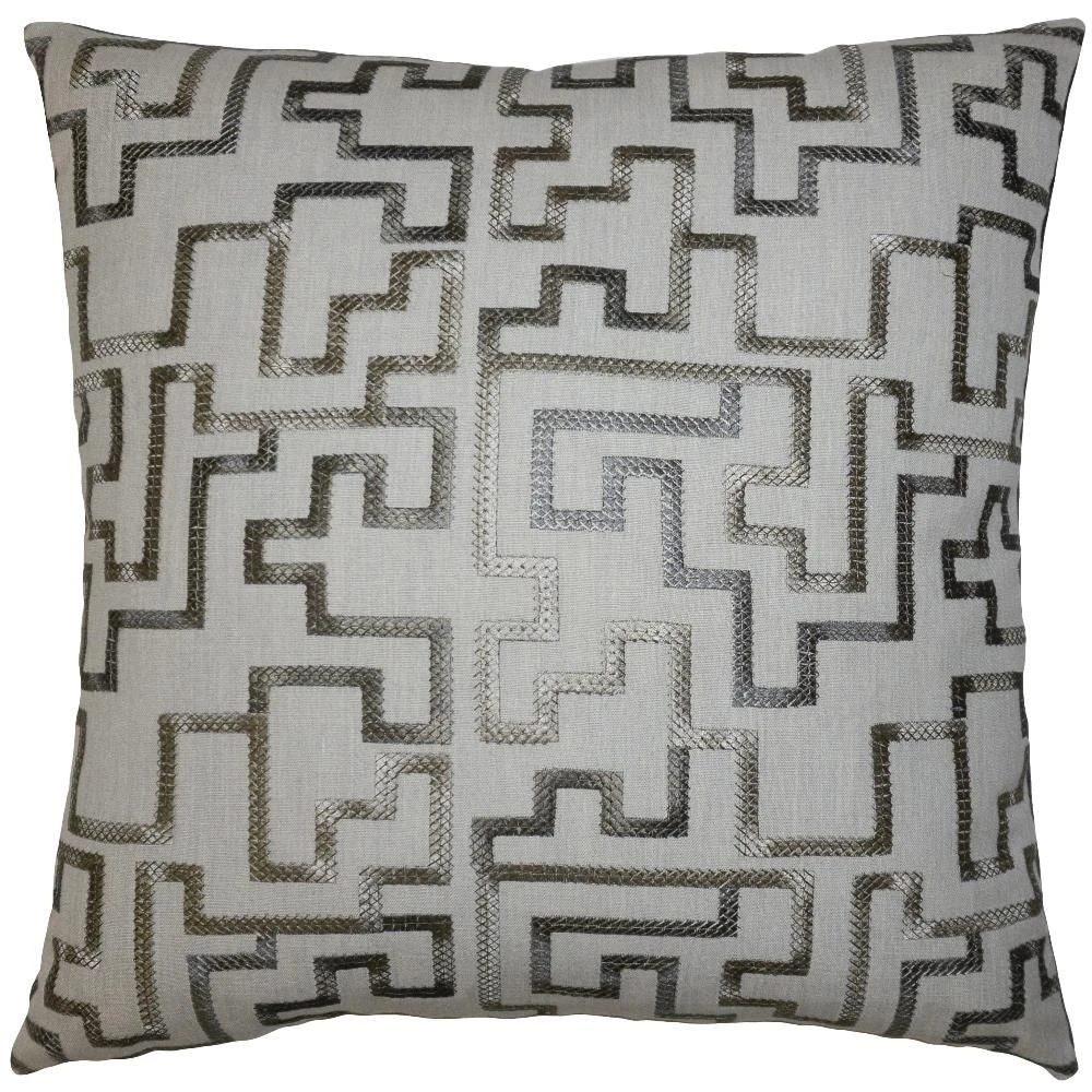 Clayton Gray Home Maze Pillow Grey 1 Clayton Gray Home Maze Pillow Grey