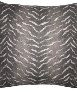 Clayton Gray Home Exotic Cat Pillow Grey New Arrivals