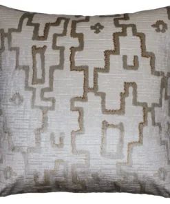 Clayton Gray Home Subway Pillow Silver