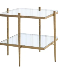 Studio A New Arrivals Laforge End Table Antique Gold