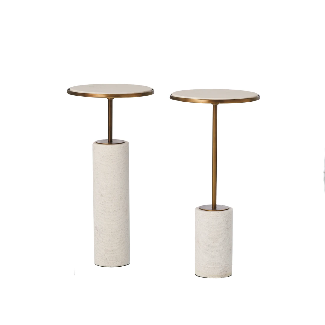 Studio A Short Cored Marble Table Bronze Two Styles New Arrivals 1 Studio A Short Cored Marble Table Bronze Two Styles New Arrivals