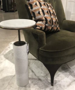 Studio A Short Cored Marble Table Bronze Two Styles New Arrivals