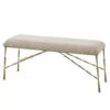 Studio A New Arrivals Spike Large Bench Antique Brass