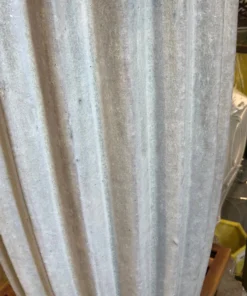 Emissary Tall Round Ridge Pot Gray Glaze