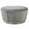Studio A Tapered Ottoman Grey Hair On Hide New Arrivals
