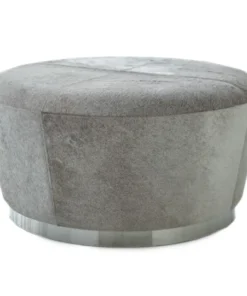 Studio A Tapered Ottoman Grey Hair On Hide New Arrivals
