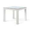 Bungalow 5 New Arrivals Valentina Grasscloth Game Table White
